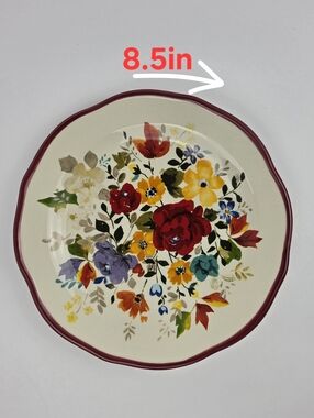 The Pioneer Woman Heritage Floral 8.5" Salad/Dessert Plate